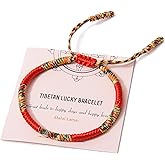 MIAM Tibetan Lucky Knot Bracelet - Buddhism Bracelet - Good Luck Bracelet for Men, Women - Couple Bracelet - Protection Bracelet - Handmade Bracelet Gifts