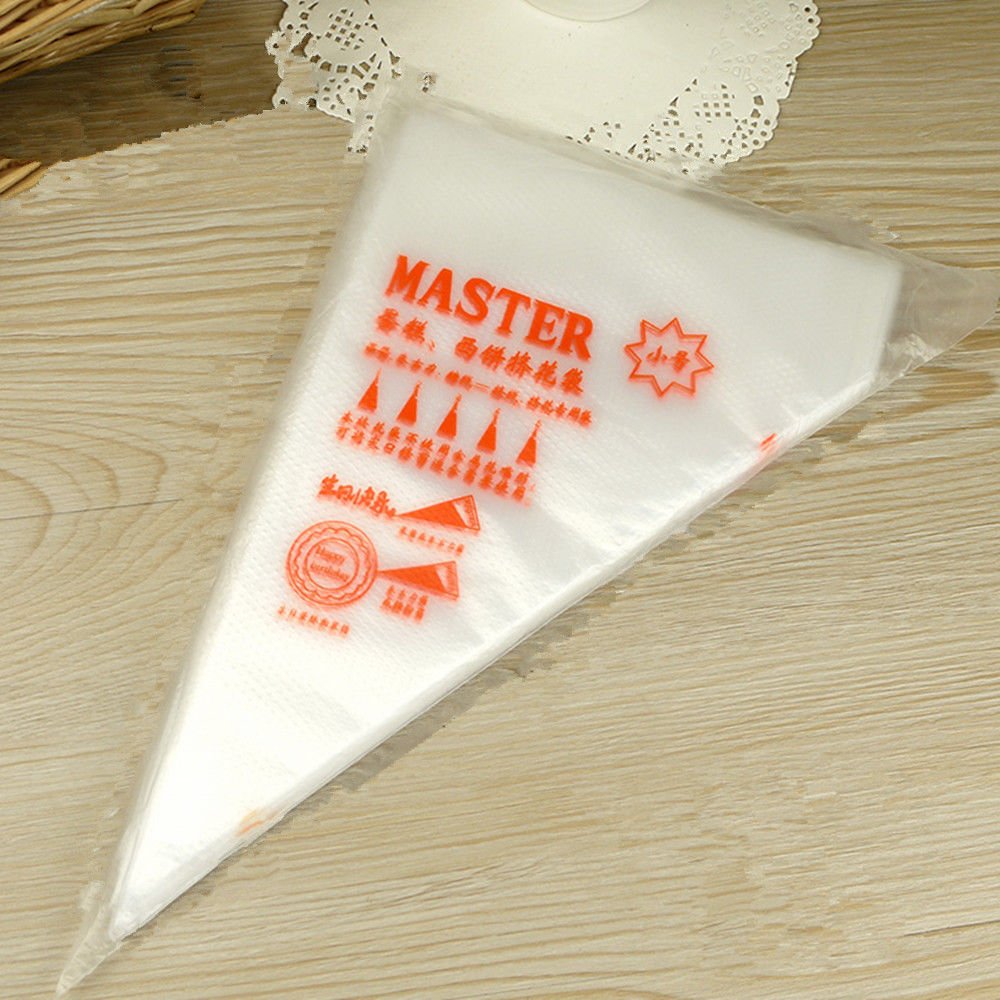 100pcs Disposable Cream Pastry Cake Icing Piping Decorating Drcorate Bags Tool