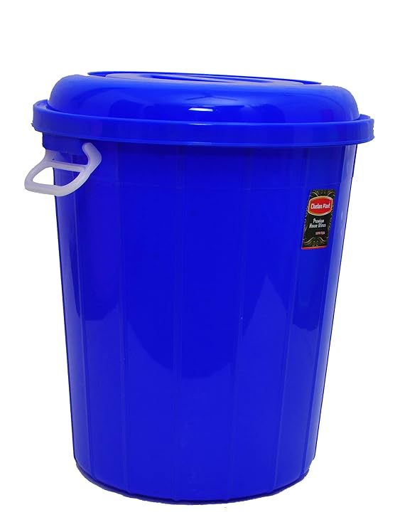 Chetan Plast Homeware Multipurpose Plastic Storage Bucket Drum with Lid