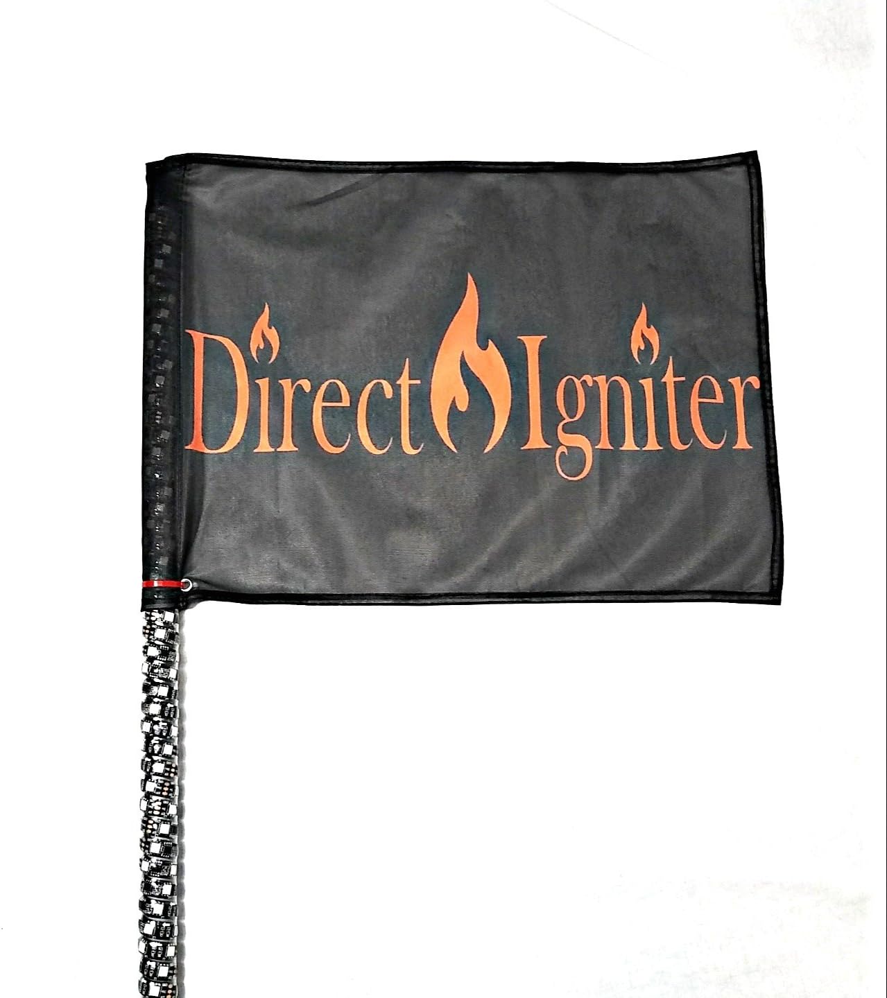 Direct Igniter 4', 5', 6' Wrapped L.E.D. RGBW Safety Flag Whip 20 Colors Over 30 Modes+ Remote RZR CAN-AM Twisted Spiral Whips