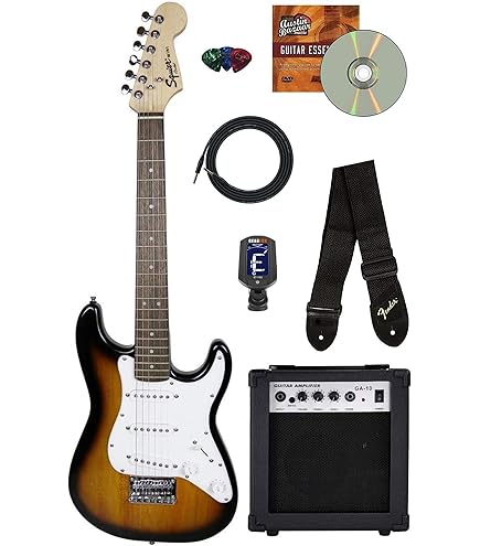 【美品】Squier by Fender MINI Amazon.com: Fender Squier 3/4-Size Kids Mini Strat Electric Guitar