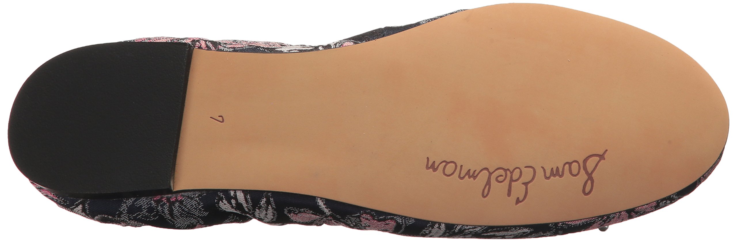 Sam Edelman Women's Felicia Ballet Flat, 8.5 Medium US, Blue/Multi/Metallic Jacquard - Image 4