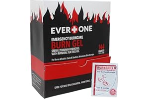 EverOne Emergency Burncare Burn Gel, 0.9g Packets, 144 Count