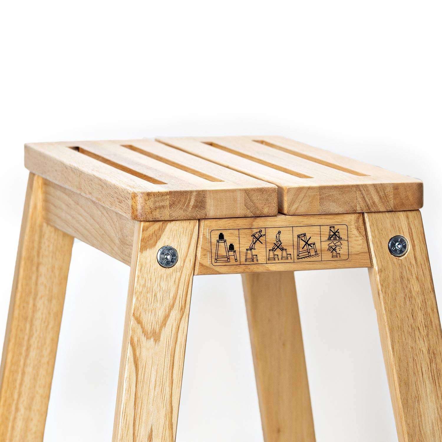 Stabiler Klapphocker Klappstufen klappbar Fußhocker Klapptritt