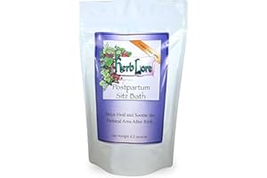 Herb Lore Postpartum Sitz Bath - Herbal Perineal Cleanser & Bath Soak for Hemorrhoids & Damaged Tissues - Use in Spray or Peri Bottle for Postpartum Care - Hemorrhoid Soothing Herbs