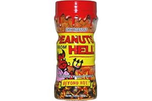 ASS KICKIN' Peanuts from Hell - Ultimate Spicy Gourmet Gift Peanuts 7.25 oz Jar - Try if you dare! (Habanero from HELL)