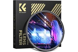 K&F CONCEPT 49mm Blue Streak Filter, Anamorphic Lens Effect Filter, Ultra Slim Optic Glass Multi Coated,for Camera DSLR Cinem