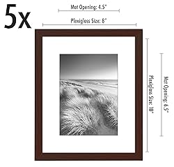 Americanflat 8x10 Picture Frame Set of 5 in