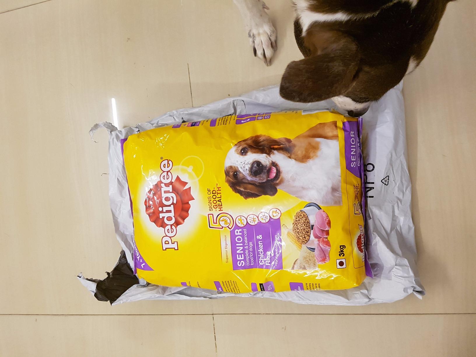 Pedigree Chicken & Rice, Dry Dog Food for Senior Dogs , 3Kg Online