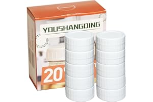 20 Pieces White Plastic Mason Jar Lids with Silicone Grommets, BPA Free Canning Jar Lids, Reusable Leak-Proof Food-Grade Stor