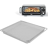Air Fryer Basket Replacement for NINJA Foodi SP201 Air Fryers Oven, Stainless Steel Tray for Ninja SP300 SP301 SP351, Mesh Basket for Ninja Foodi Air Fryer Accessories, Baking Tray