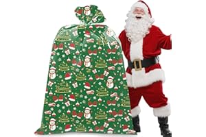 HYmoso Jumbo Bicycle Gift Bags, 1Pcs Extra Large Christmas Gift Bags for Oversized Giant Huge Xmas Presents, 72"x60" Reusable