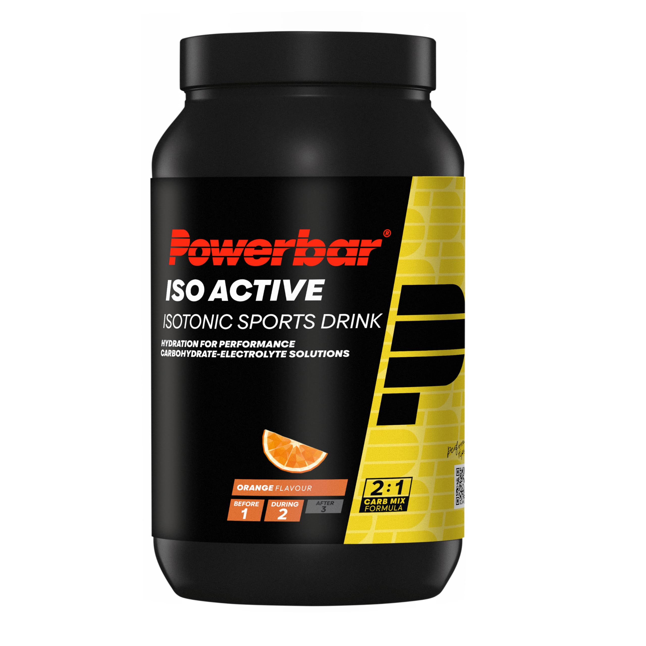 Powerbar - Isoactive - Orange - 1320g - Isotonic sports drink - 5 electrolytes