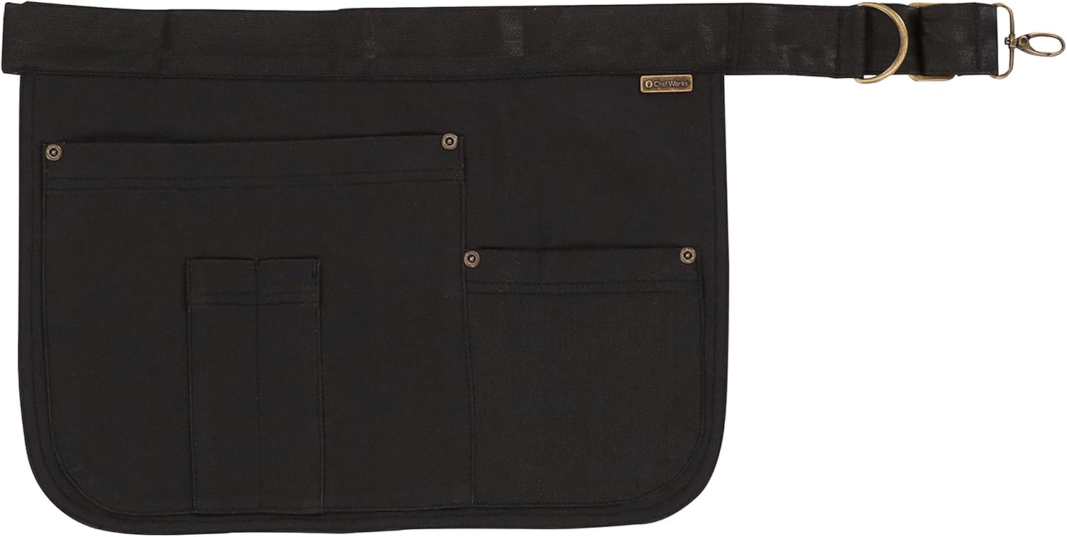 Chef Works unisex adult Indy Hipster Work Utility Apron, Steel Gray, One Size US: Clothing