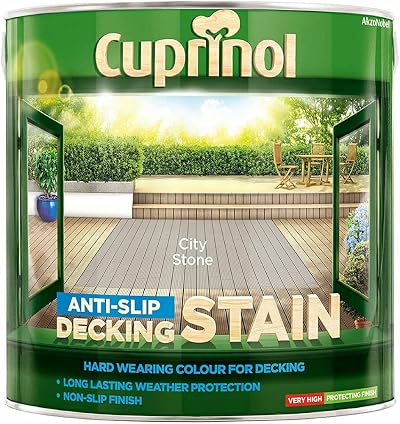 Cuprinol Anti Slip Decking Stain City Stone 2.5 Litre UTDSCS25L