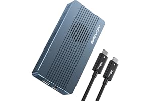 ACASIS 40Gbps M.2 NVMe SSD Enclosure, with Cooling Fan, TBU 405 Pro for M1 M2 Pro/Max, Compatible with Thunderbolt4/USB3.2/3.