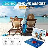 YOOHOO 16.9'' Portable DVD Player with 14.1'' Swivel Screen Blue view 2