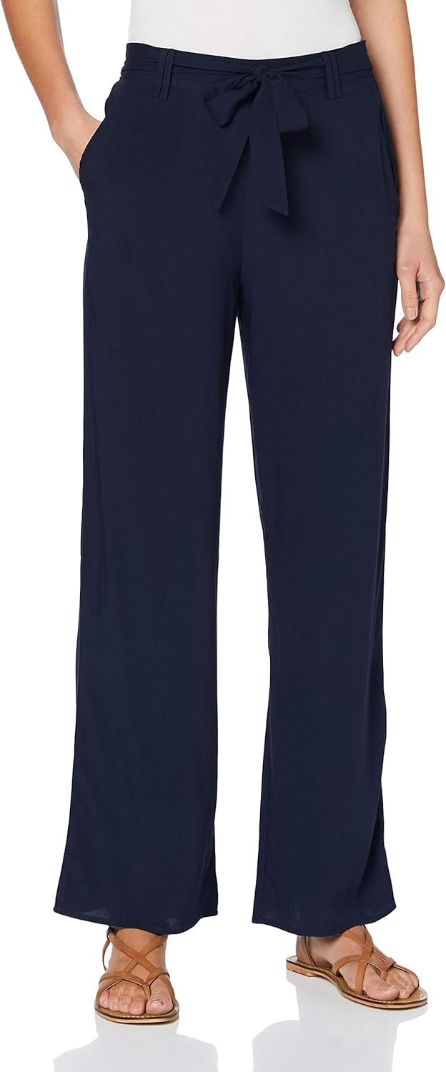 ONLY Women's Palazzo pants trousers, Night sky, 8 (Manufacturer Size