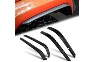 Front & Rear Fender Flares Compatible with 2007-2018 Jeep Wrangler JK JKU, Off-Road Wheel Flares Liner 4 PCS