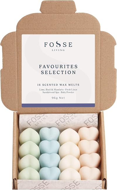 Fosse Living Favourites Selection Soy Wax Melts 16 Pack UK Handmade
