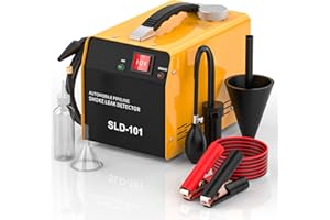 VXSCAN Automotive Smoke Machine Leak Detector, 12V DC Evap Vacuum Smoke Diagnostic Tester Pipeline Fuel Leakage Detector for Pipe System Motorcycle/Car/Truck/Boat