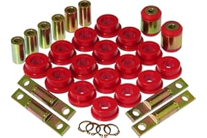 Prothane 8-318 Red Rear Upper and Lower Control Arm Bushing Kit