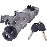 Ignition switch lock cylinder with key, for Volkswagen Jetta MK5, Golf, EOS, Rabbit, Scirocco, Touran, Caddy, Tiguan, Beetle for Audi A3, TT, R8 for Seat, Skoda, Replace OE 1K0905851B 5Q0905865A