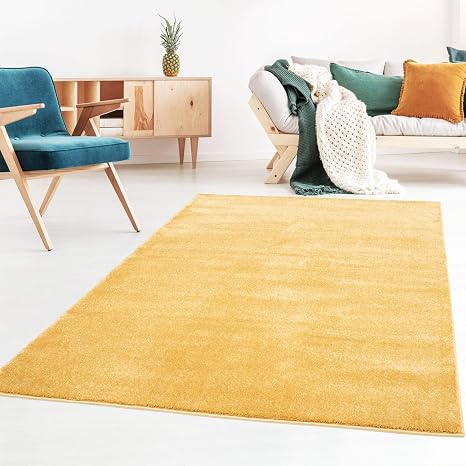 Taracarpet Kurzflor Designer Uni Teppich Extra Weich Furs