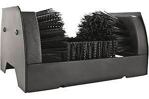 Yaktrax Boot Scrubber Boot and Shoe Scraper Brush, Black