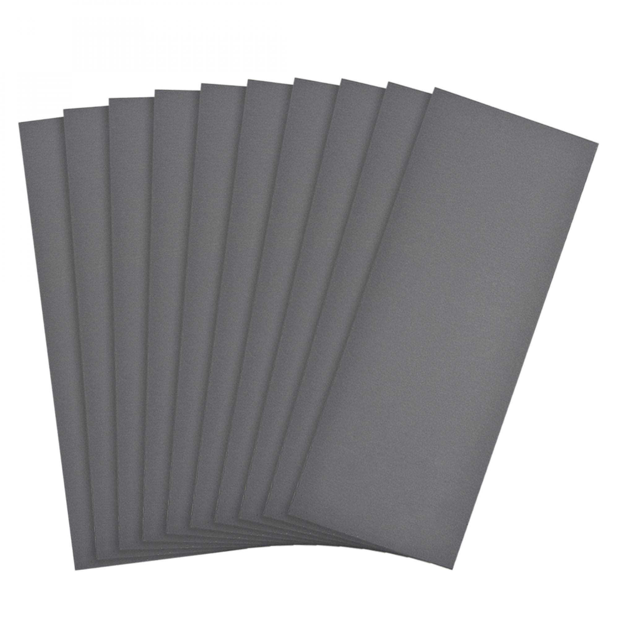 sourcing map 2000 Grits Sanding Sheets 9-inch x 3.6-inch Wet Dry Silicon Carbide Sandpaper for Wood Furniture Metal Automotive Polishing 10pcs