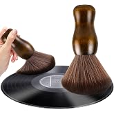 XQ XIAO QIAO Vinyl Record Cleaning Brush - Anti Static Dust Wooden Vinyl Cleaner Brush - Record Player Accessories