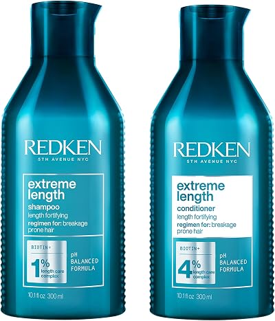Redken Extreme Length Shampoo 300ml & Conditioner 300ml Duo