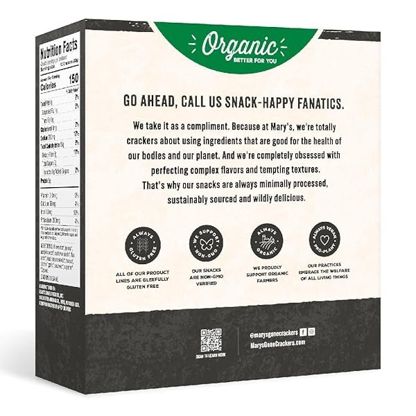 MARYS GONE CRACKERS, CRACKERS SUPER SEED BLACK SESAME SEAWEED ORGANIC, 5.5 OUNCE
