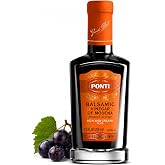 Ponti Rich &amp; Creamy Italian Balsamic Vinegar of Modena, 8.5 Fl Oz | Rich, dense, creamy Modena balsamic vinegar, aged in small oak barrels. Great for salads, meats, and risotto.