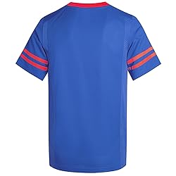 Pullonsy Plain Blue Football Jerseys for Men Unisex