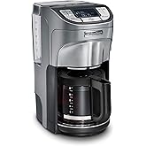 Hamilton Beach Professional Programmable Drip Coffee Maker, 12 Cup Capacity Ergonomic Carafe, 60oz Removable Reservoir,120 vo