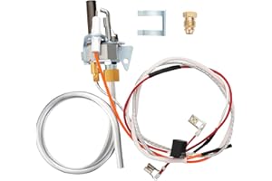 SAIYUGTY 100112330 9007876 9007877 Water Heater Pilot Assembly Nat Gas Thermopile Assembly Compatible with Reliance Whirlpool A.O.Smith Kenmore State American Water Heaters, Replace for 300 301 Series