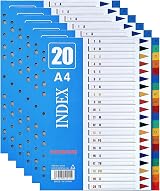 ROSSHINE A-Z File Dividers A4 6Pack with 11-Hole Pre-punched Content List