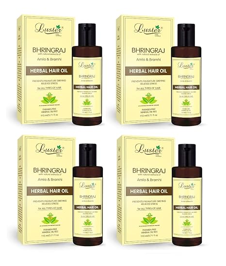 Buy Luster Bhringraj Herbal Hair Oil Paraben Mineral Oil Free