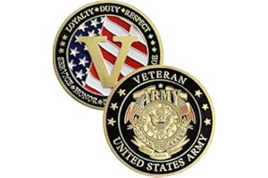 GLAMTUNE U.S. Army Soldier Challenge Coin - Army Collection Gifts