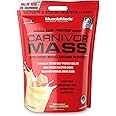 MuscleMeds Carnivor Mass Anabolic Beef Protein Gainer, Vanilla Caramel, 10 Pounds