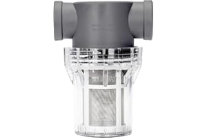 YMYP 3/4'' Female NPT in-Line Strainer - Garden Hose Filter for High Pressure Washer, Sediment Filter with 60 Mesh Stainless Steel Screen (3/4'' 60 Mesh)