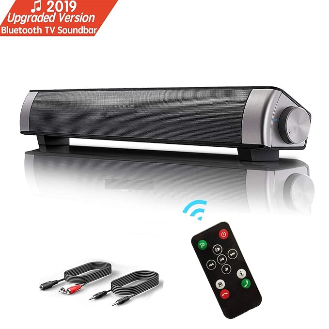 Lautsprecher, TV Sound Bar Wireless Bluetooth Soundbar tragbare Stereo Wired USB Powered Computer Lautsprecher Portable Speak