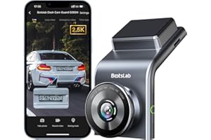BOTSLAB Car Dash Cam 2.5K,140° Wide Angle Car camera front, Color Night Vision, Built in WiFi GPS, 24h Motion Detection Parking Mode, WDR, Emergency and Loop Recording(No SD Card)