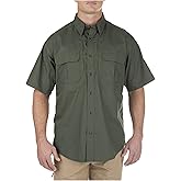 5.11 Tactical Mens Button Down Short Sleeve Shirt with Pockets, Taclite Pro, Style 71175ABR