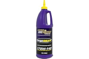 Royal Purple 01301 Max Gear 75W-140 High Performance Synthetic Automotive Gear Oil, 1 Quart Bottle