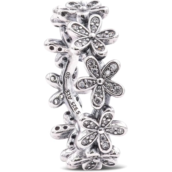 Amazon.com: Pandora 190934CZ-52 Ring Dazzling Daisy Meadow, Clear