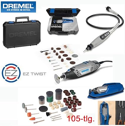 Dremel Multi Tool Set 3000 25 25 Dremel Accessoires Dremel Souple Onde Dremel Coffret Professionnel Porte Outils Avec Enroulement Du Cable Et 105 Pieces Silver Line Set D Accessoires Amazon Fr Bricolage