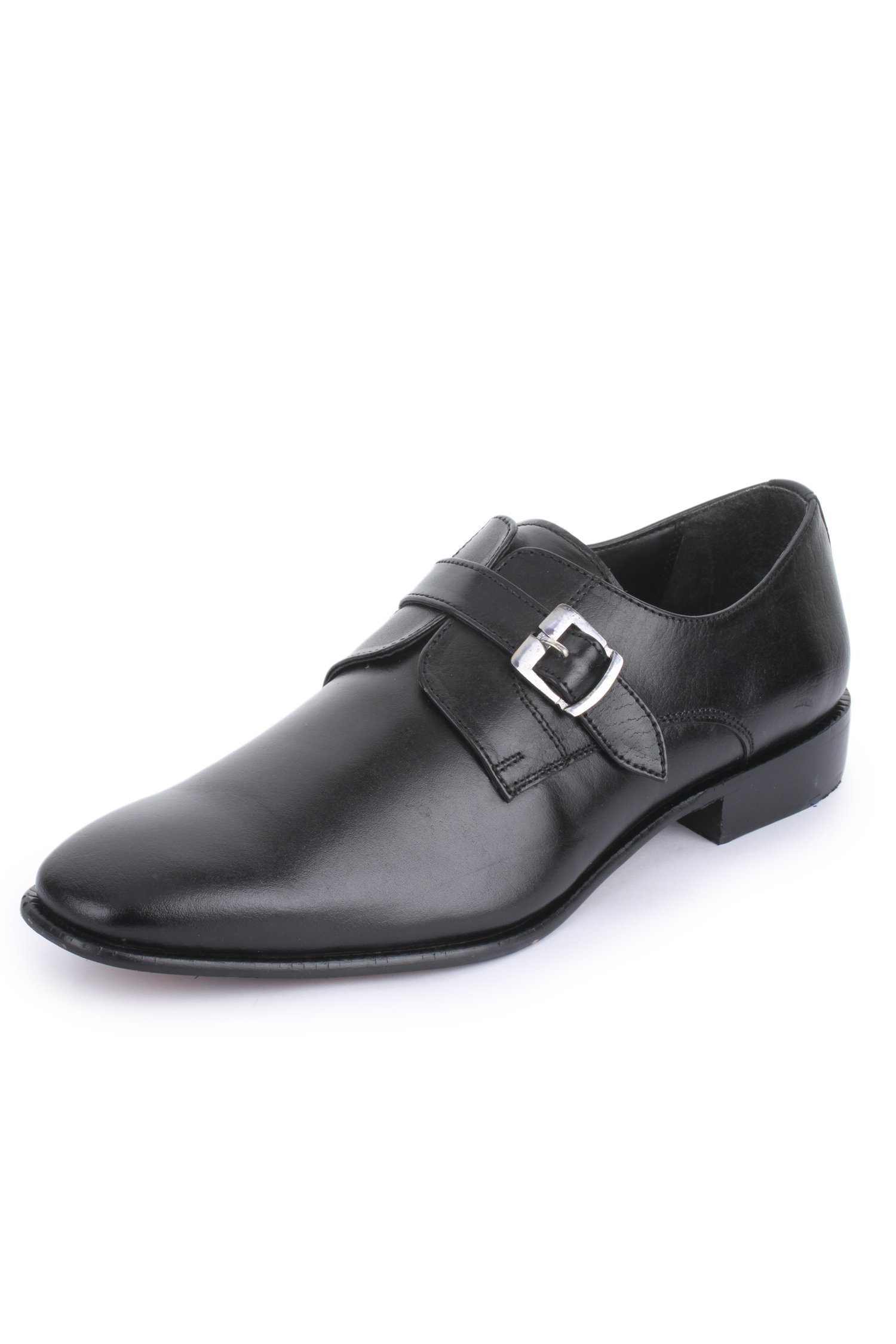 Andrew Fezza Mens Single Monk Strap Leather Dress Shoe Black 10 D(M) Us 21 71HqN4UR4ML