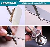 LIBRATON 13PCS Needle File Set with 6 Steel & 6 Diamond Files Case view 7